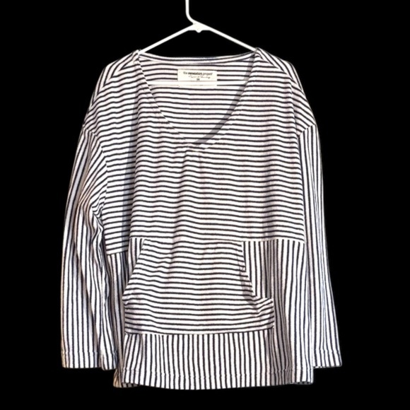 The Sweatshirt Project Tops - NWOT-Striped Women's Sweatshirt
